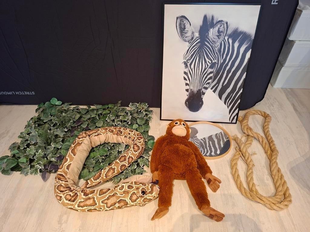 Jungle accessoires voor de kinderkamer, Ophalen of Verzenden, Gebruikt, Wanddecoratie