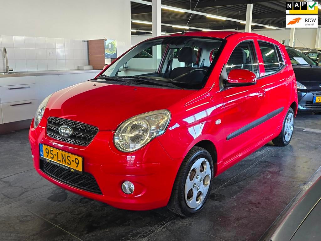 Kia Picanto 1.0 Seven/AIRCO/N.A.P/HISTORIE AANWEZIG/, Stof, Zwart, 4 cilinders, 400 kg