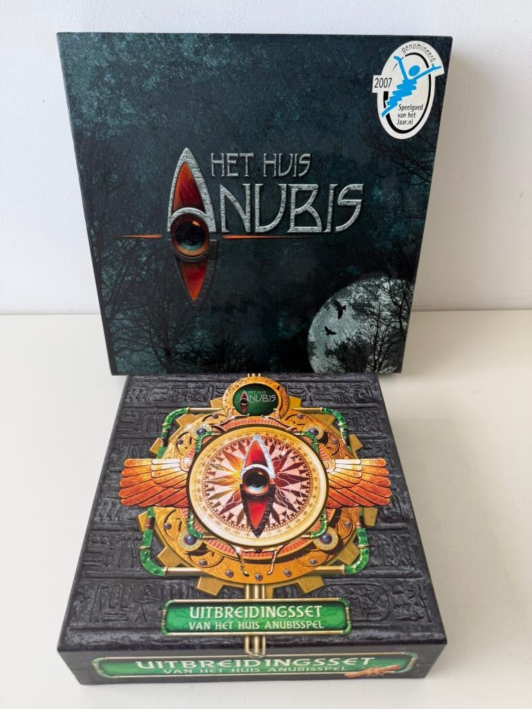 Spel, bordspel Het Huis Anubis + Uitbreidingsset, Hobby en Vrije tijd, Gezelschapsspellen | Bordspellen, Ophalen of Verzenden