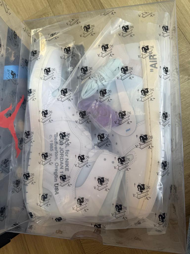 Air Jordan 1 Retro High Virgil Abloh Archive Alaska - 46, Kleding | Heren, Schoenen, Wit, Nieuw, Ophalen of Verzenden, Sneakers of Gympen