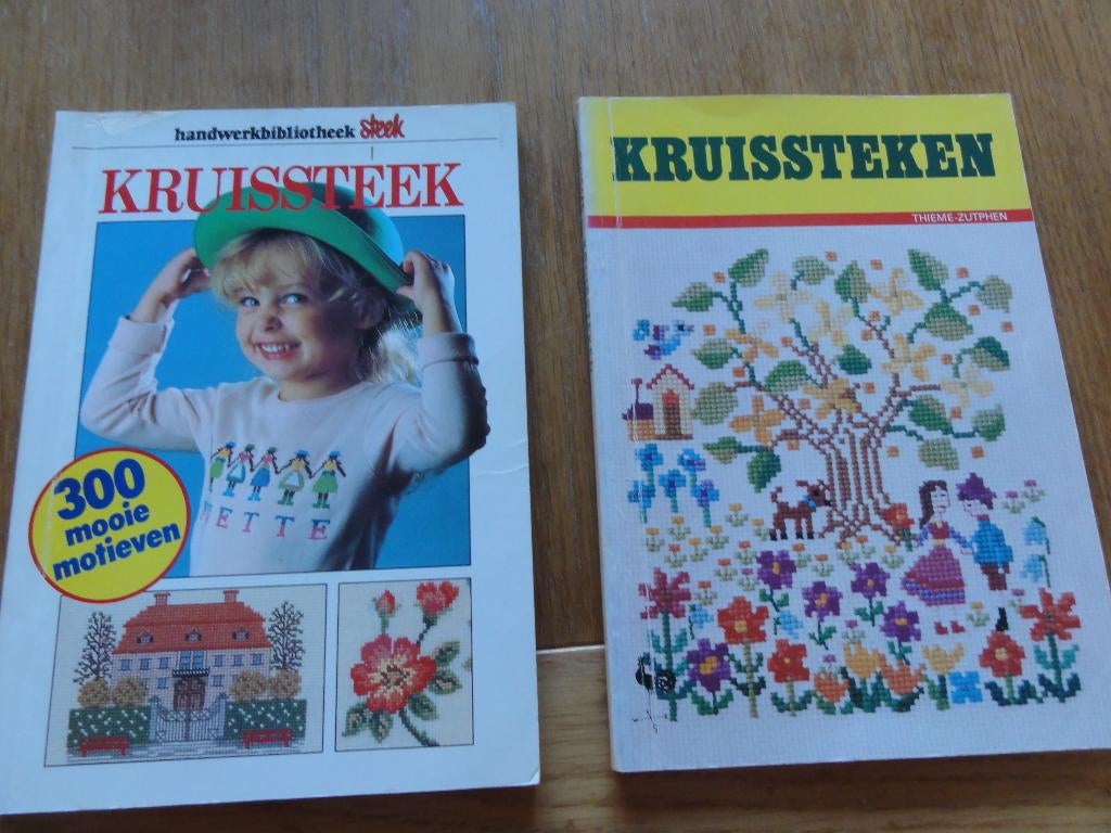 Borduurpatronen en borduurgaren., Ophalen of Verzenden, Zo goed als nieuw, Patroon