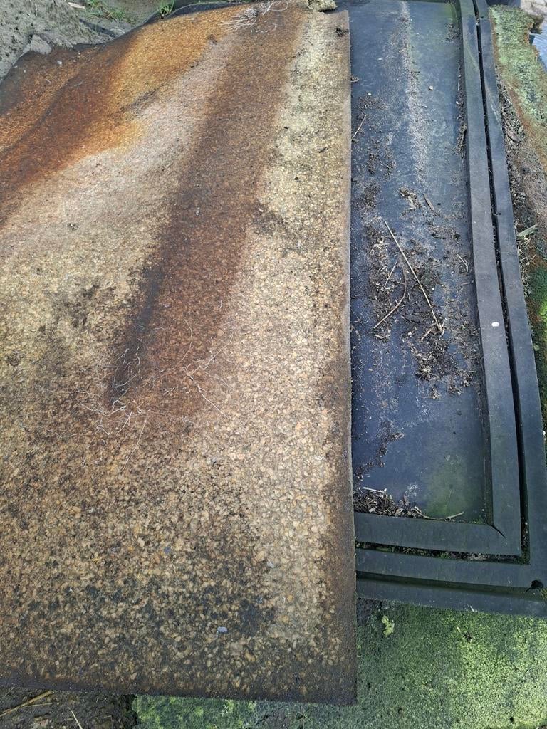 Rest partij rubber/schuimen matten, Steen of Klei, Zwart, Ophalen of Verzenden, Minder dan 5 m²