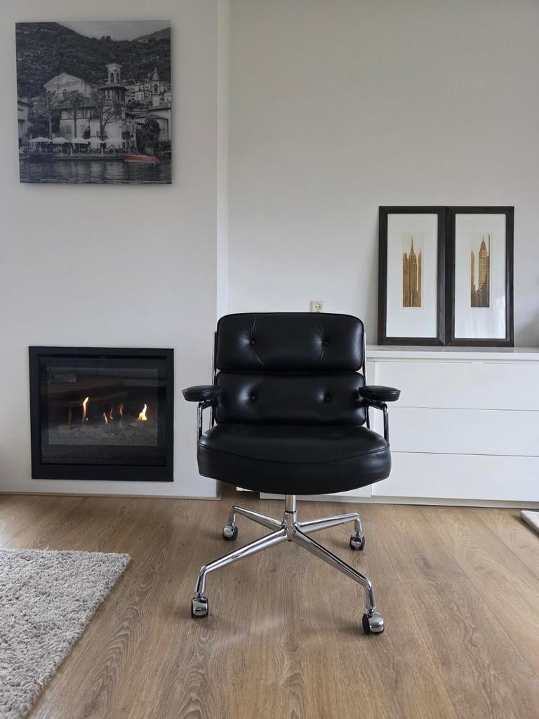 Vitra Eames ES108 Lobby chair, Ophalen of Verzenden, Zwart