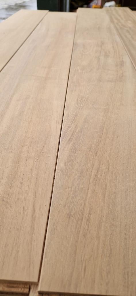 43,2M2 massieve Jatoba tropisch hardhout vloer #VERNIEUWD#, Gebruikt, 10 m² of meer, 10 tot 30 cm, Hout