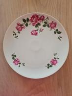 Vintage taartplateau rozen, Ophalen of Verzenden, Huis en Inrichting