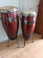 Set Meinl Conga's met standaard in goede staat, Muziek en Instrumenten, Percussie, Ophalen of Verzenden, Gebruikt
