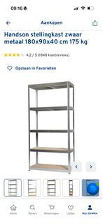 Opbergrek Handson Stellingkast Zwaar Metaal 180x90x40 cm, Ophalen, Nieuw