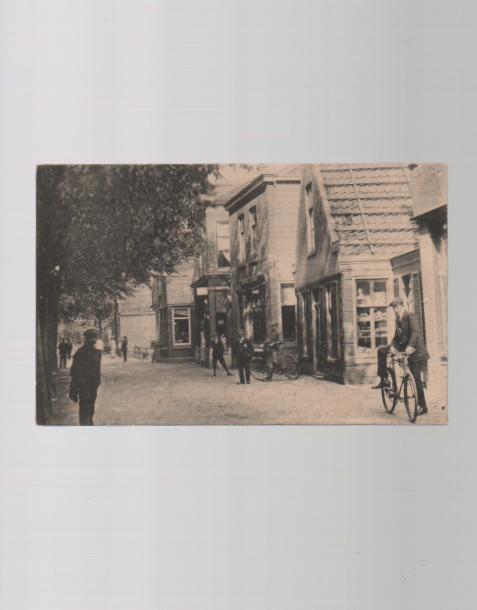 Zaandam Zuiddijk terhoogte Burchtgallerij, Ophalen of Verzenden, Voor 1920, Gelopen, Noord-Holland