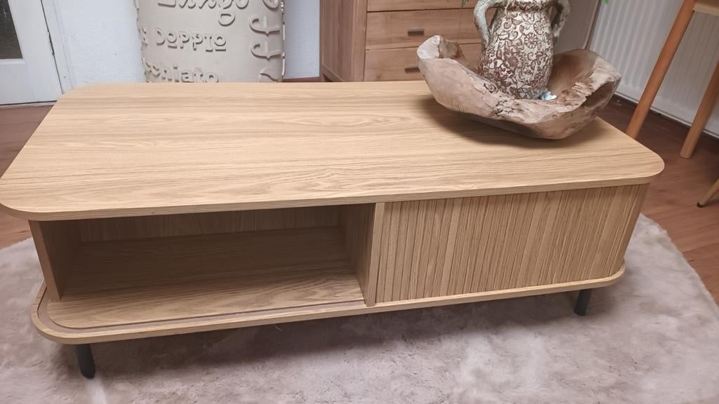 salontafel met opbergruimte, Huis en Inrichting, Tafels | Salontafels, Ophalen, 100 tot 150 cm, 50 tot 100 cm, Zo goed als nieuw