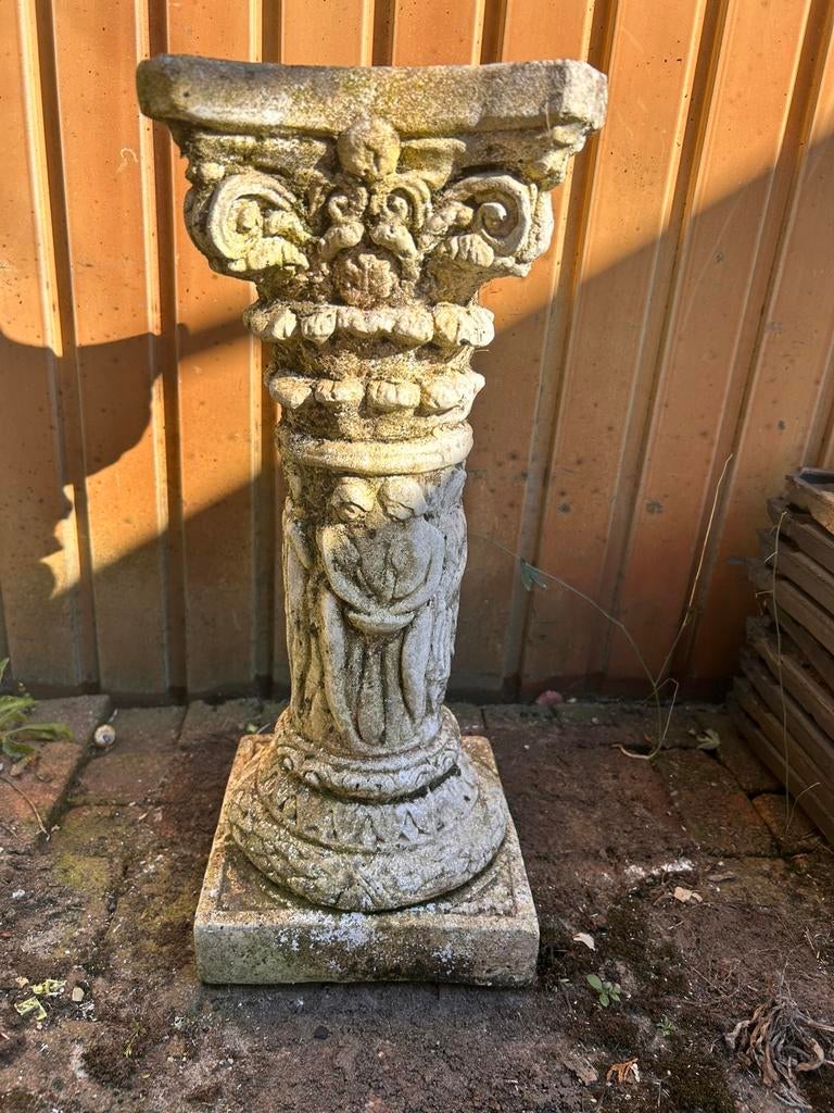 Tuinbeeld pilaar, Tuin en Terras, Ophalen, Gebruikt, Steen, Overige typen