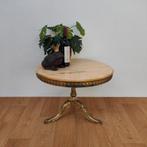 Vintage ronde Regency salontafel koffietafel marmer blad 503, Huis en Inrichting, Tafels | Salontafels, Valkenswaard, Gebruikt