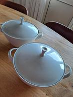 2 Arzberg witte dekschalen, Ophalen of Verzenden, Effen, Porselein, Schaal of Schalen