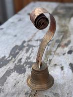 Koperen bel winkelbel oud, Antiek en Kunst, Ophalen of Verzenden