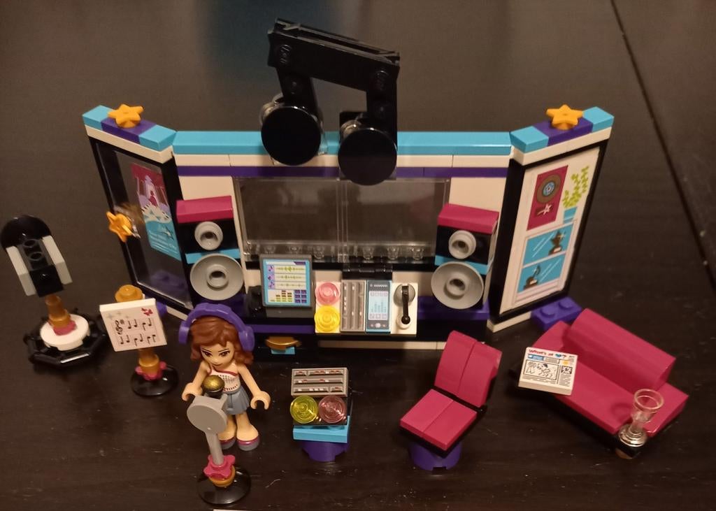 LEGO Friends 41103 Popster Opnamestudio - Compleet & Gedemon, Ophalen of Verzenden, Gebruikt, Complete set, Lego