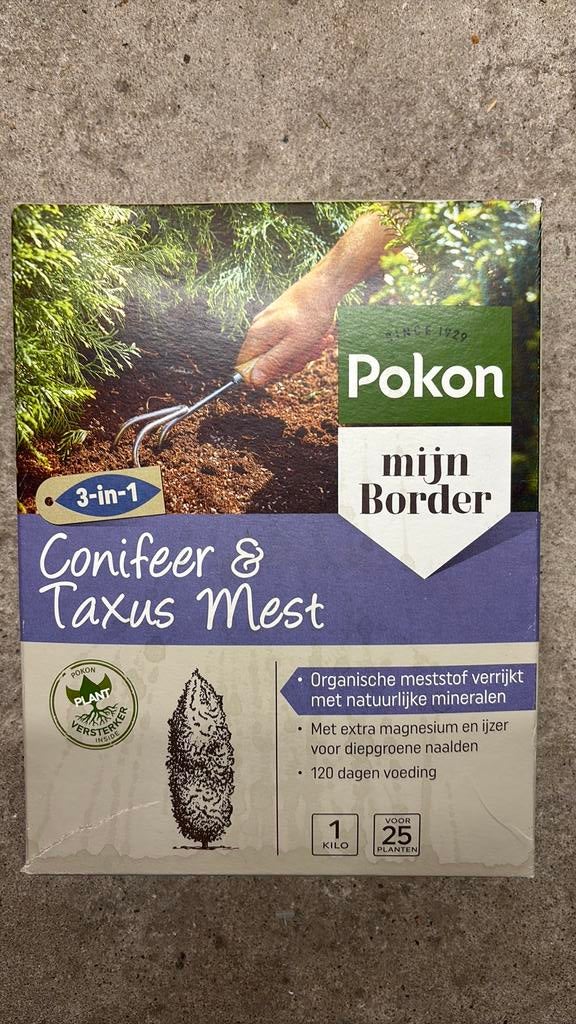 Pokon Conifeer & Taxus Mest, Tuin en Terras, Aarde en Mest, Ophalen, Kunstmest