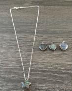 Labradoriet ketting + 3 hangers, Sieraden, Tassen en Uiterlijk, Edelstenen, Ophalen of Verzenden, Nieuw