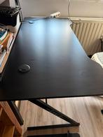 Zwart carbon look gaming bureau., Ophalen, Zo goed als nieuw