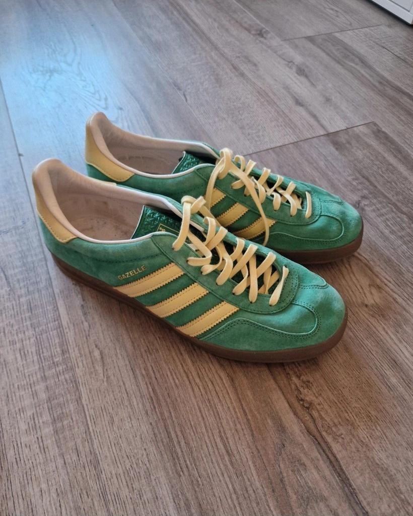 adidas gazelle silver green womens Adidas Gazelle Indoor Groen