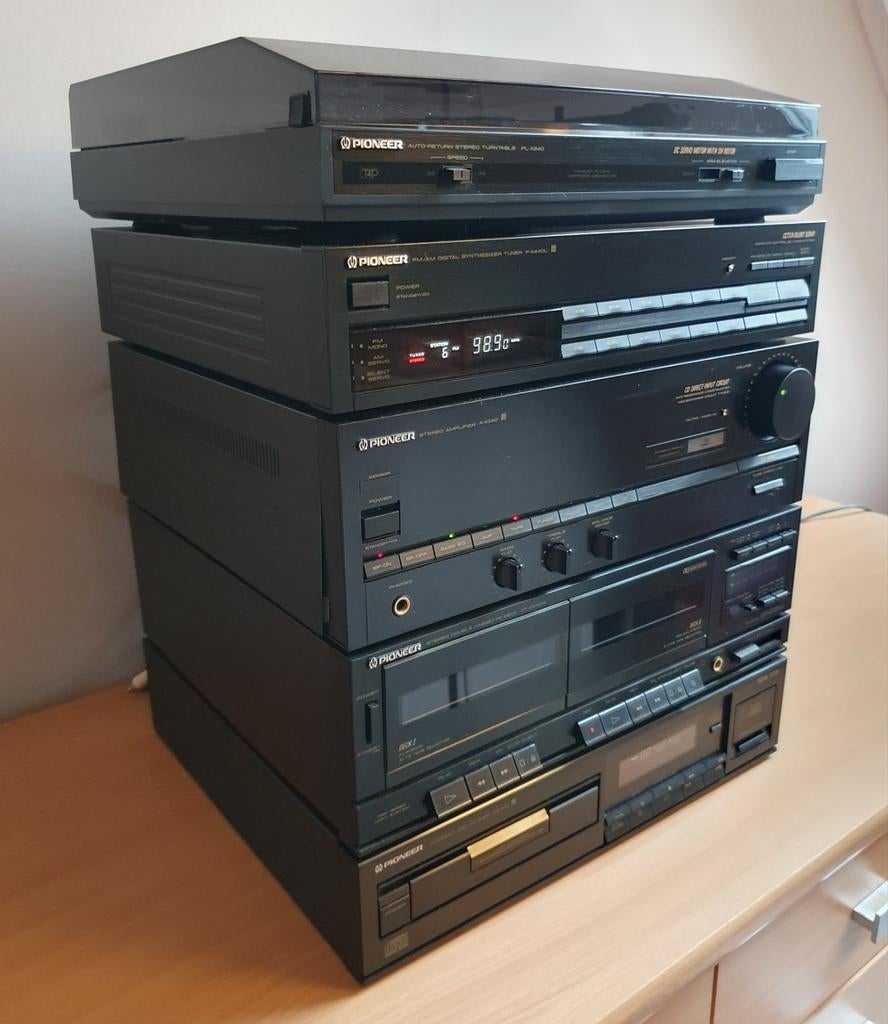 Pioneer stereoset met platenspeler uit hogere segment, Ophalen, Gebruikt, Tuner of Radio, Losse componenten