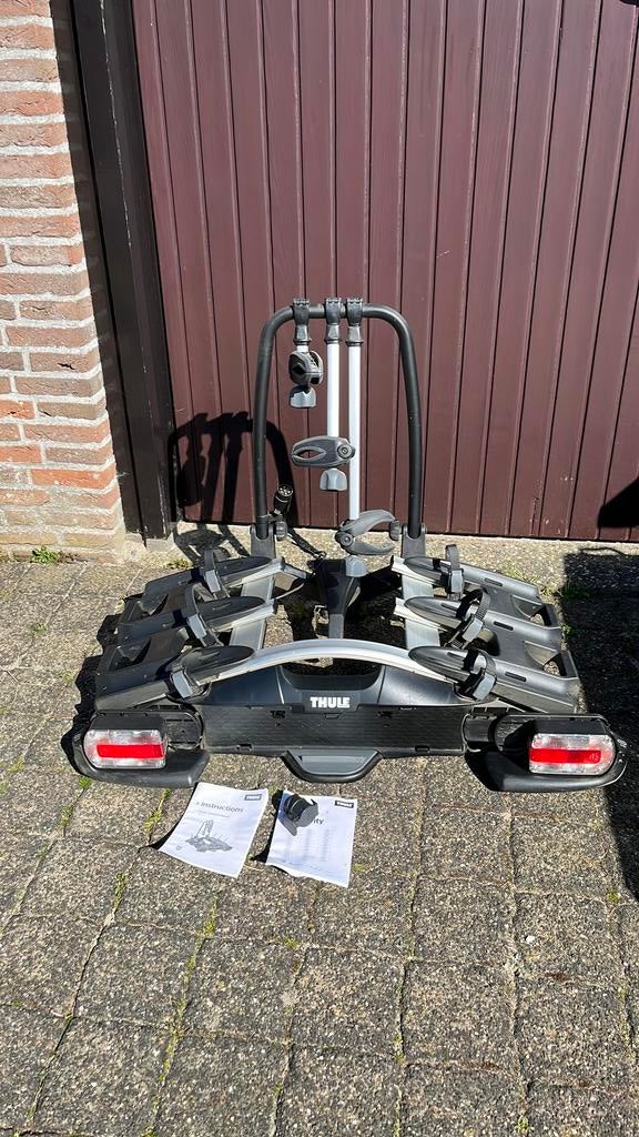 Fietsendrager Thule VeloCompact 927 | ZGAN, Ophalen of Verzenden, Zo goed als nieuw, Trekhaakdrager