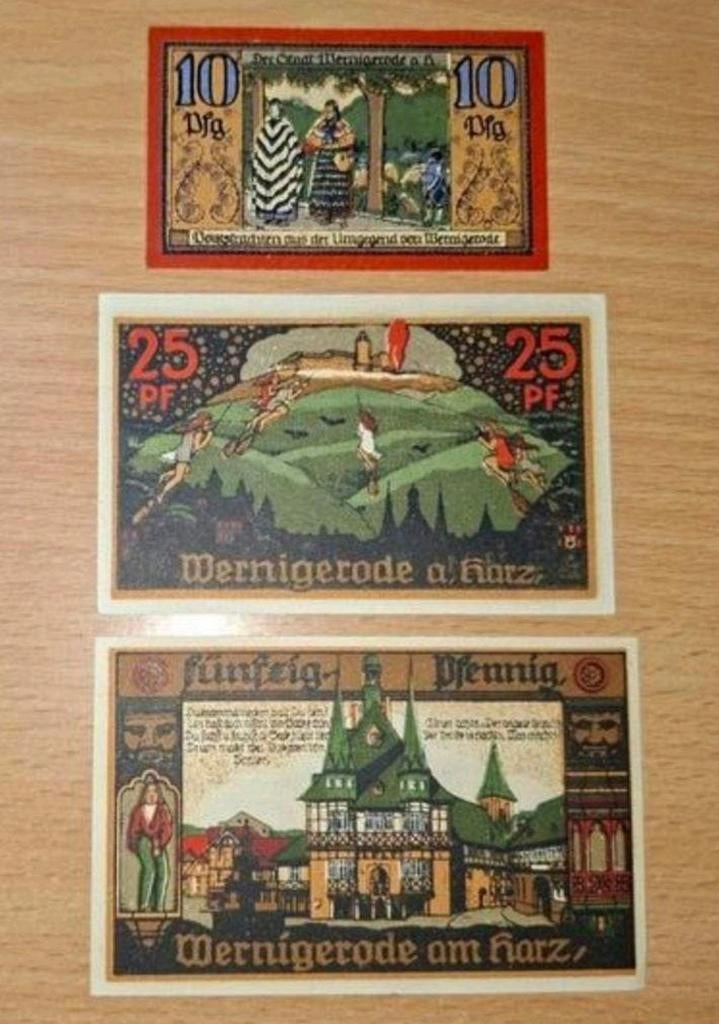 Duits Notgeld Wernigerode Noodgeld, Postzegels en Munten, Bankbiljetten | Europa | Niet-Eurobiljetten, Ophalen of Verzenden, Duitsland