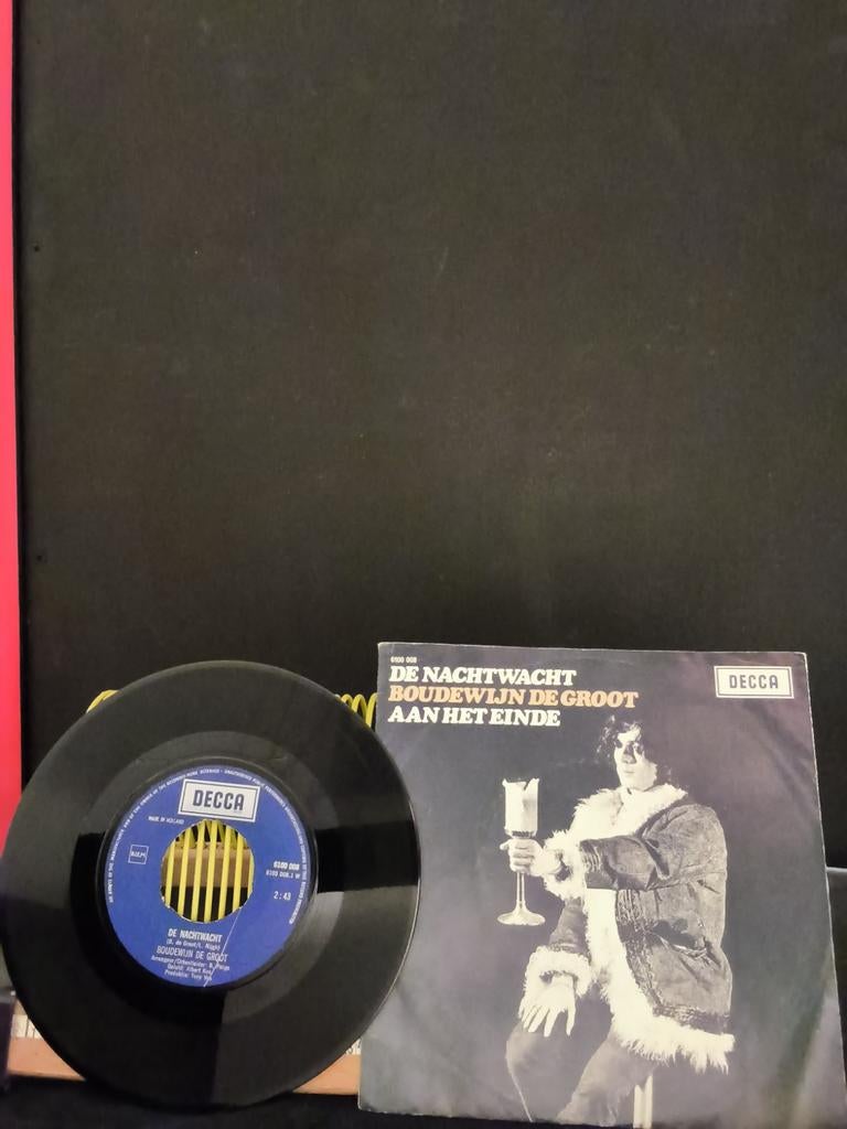Boudewijn de Groot. De nachtwacht. Vaste prijs €5., Cd's en Dvd's, Vinyl Singles, Ophalen of Verzenden, Gebruikt, Nederlandstalig