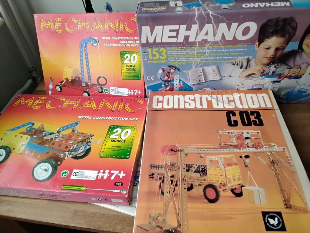 Meccano constructie speelgoed, Ophalen