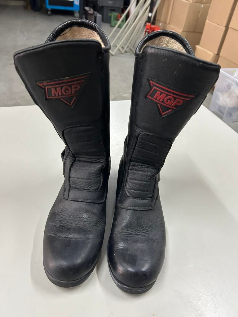 Leder motorlaarzen MQP Jerez maat 41, Motoren, Ophalen of Verzenden, Tweedehands, Laarzen