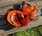zaagkleding/ helm, Ophalen, Gebruikt
