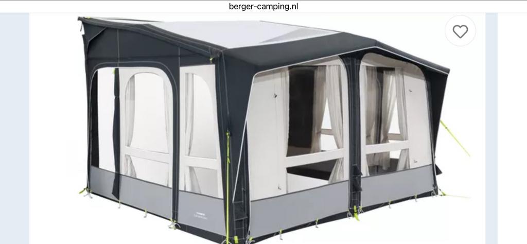 Kampa Club Air Pro 390 voortent maat M Opblaasbaar h265-295, Ophalen, Gebruikt, Polyester, Kampa Dometic