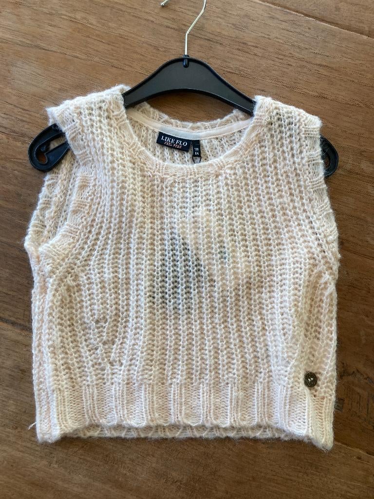 LIKE FLO spencer wolwit nieuw mt 116, Kinderen en Baby's, Kinderkleding | Maat 116, Meisje, Nieuw, Ophalen of Verzenden, Shirt of Longsleeve