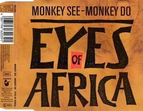 Monkey See - Monkey Do – Eyes Of Africa CD Maxisingle 1989, Cd's en Dvd's, Cd Singles, Zo goed als nieuw, Pop, 1 single, Maxi-single