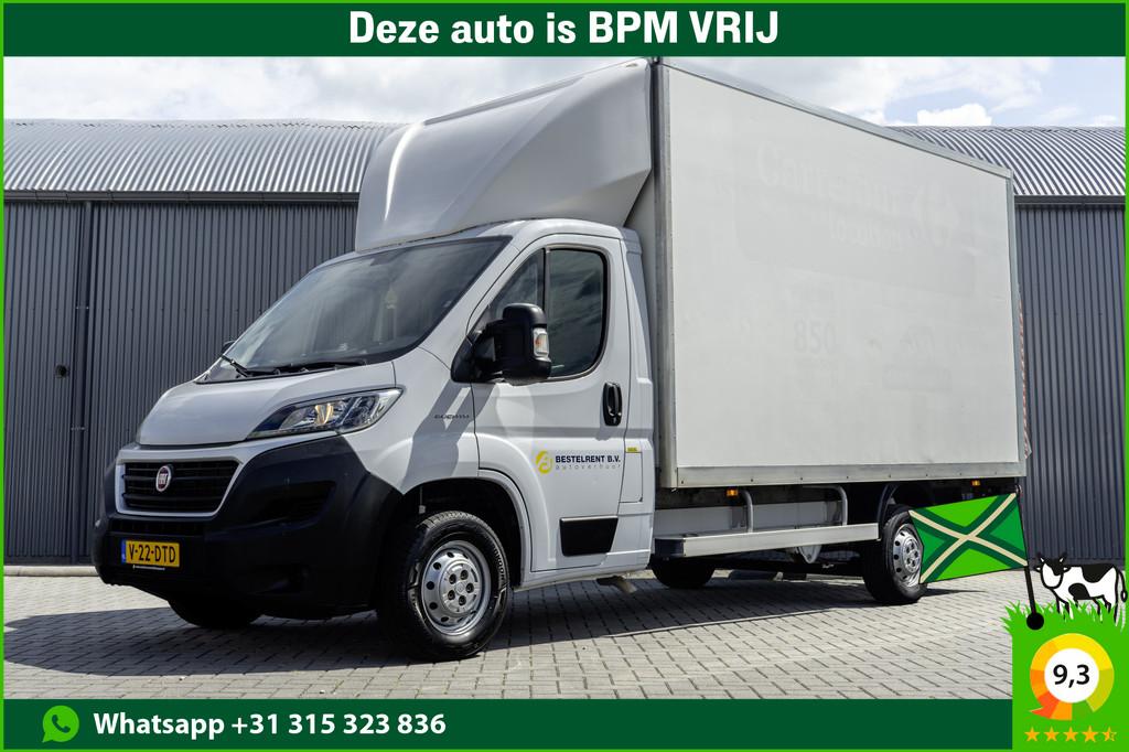 Fiat Ducato *2.3 | Laadklep | 141PK | Revisiemotor | Camera, Auto's, Bestelauto's, Voorwielaandrijving, Stof, Gebruikt, Zwart
