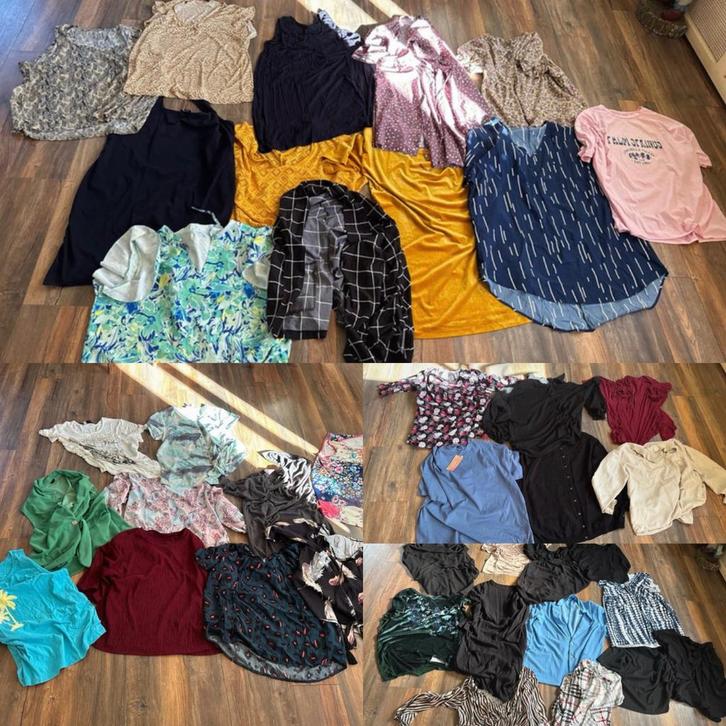 42 stuks grote maten dameskleding (46-54) - Z.g.a.n. & Nieuw, Kleding | Dames, Grote Maten, Zo goed als nieuw, Overige typen, Ophalen of Verzenden
