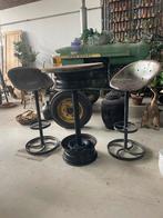 Uniek set bartafel set,tractor krukken, Ophalen of Verzenden, Zo goed als nieuw, 60 tot 90 cm