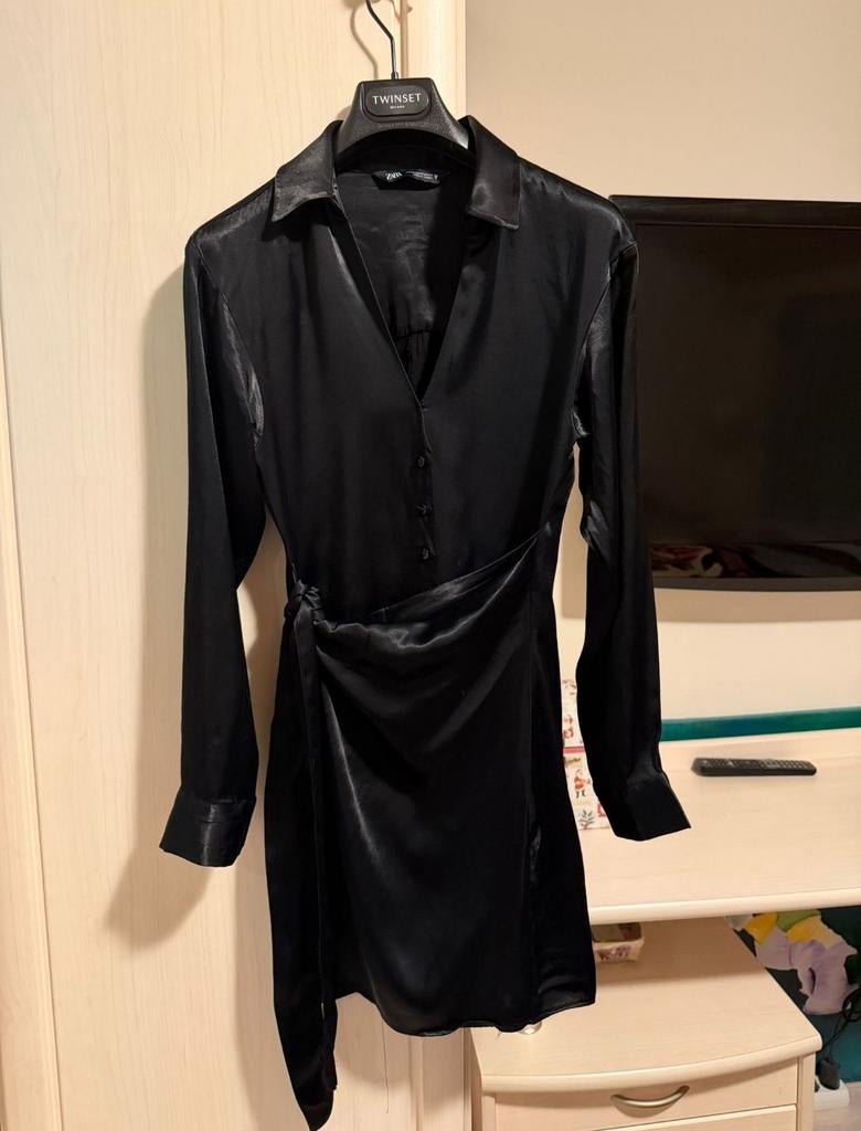 ZARA satijn mini jurk maat XS Nieuw, Ophalen of Verzenden, Nieuw, Maat 34 (XS) of kleiner