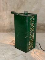 Gave tafellamp van oud petroleumblik Caltex, Ophalen of Verzenden, Zo goed als nieuw, Nvt, Minder dan 50 cm