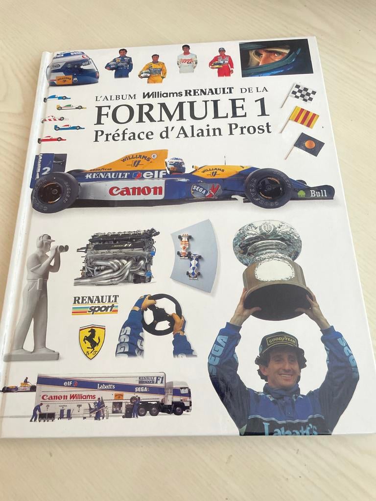 Renault F1 Williams naslagwerk - 65 pagina's, veel kleur, Ophalen of Verzenden, Gelezen, Renault