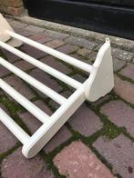 Vintage houten wand handdoekenrek, Antiek en Kunst, Curiosa en Brocante, Ophalen of Verzenden