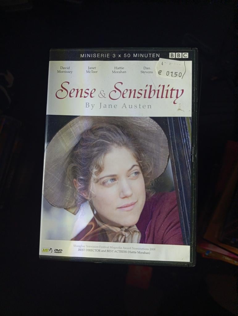 Sense & Sensibility (BBC Miniserie) DVD - Jane Austen, Alle leeftijden, Ophalen of Verzenden, Zo goed als nieuw, Historisch of Kostuumdrama