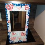 Spiegel versierd mozaïek met hartjes, Huis en Inrichting, Woonaccessoires | Spiegels, Ophalen, Minder dan 50 cm, Gebruikt, Minder dan 100 cm
