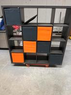 Ikea Kallax kast met opbergboxen, Ophalen of Verzenden, Gebruikt