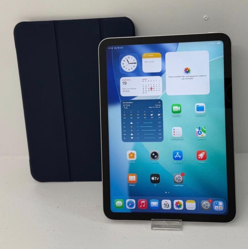 Apple iPad Air A16 128GB Zilver Wifi | Met originele bon, Computers en Software, Apple iPads, 10 inch, Dordrecht@usedproducts.nl