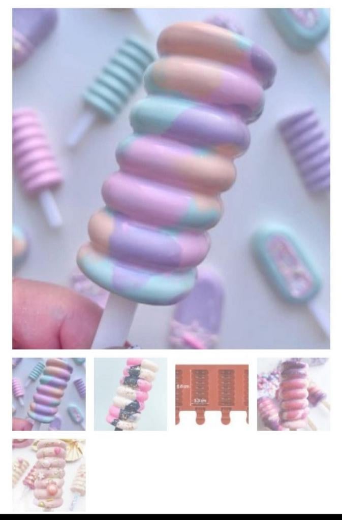 Nieuwe siliconen mallen voor cake, ijs, zeep en kaarsen, Ophalen of Verzenden, Nieuw