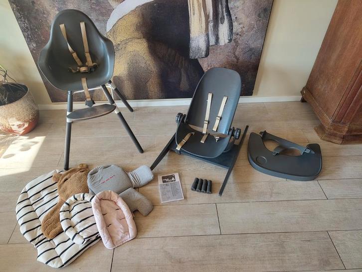 Kinderstoel én wipstoel Childwood, Kinderen en Baby's, Kinderstoelen, Gebruikt, Meegroeistoel, Afneembaar eetblad, Gordel(s), Stoelverkleiner
