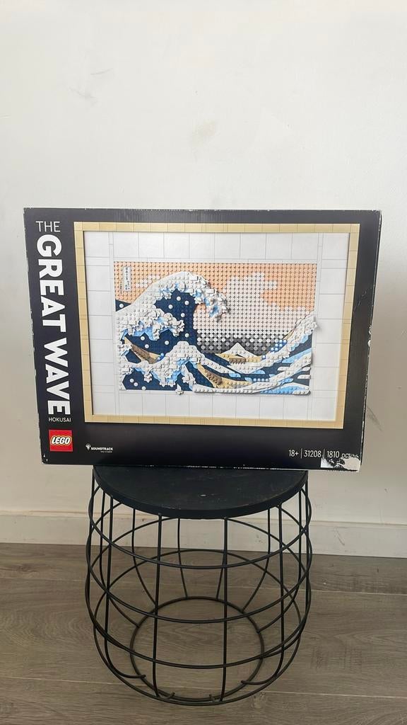 Lego Art Hokusai: De Grote Golf (31208), Overige thema's, Lego, Nieuw, Ophalen of Verzenden