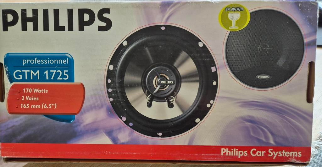 Philips GTM 1725 Professionele Coaxiale Autospeakers, Auto diversen, Autospeakers, Verzenden, Nieuw