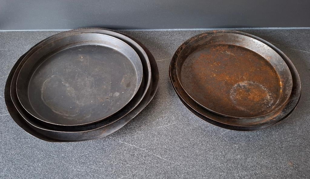 oude bakplaten, Ophalen of Verzenden, Gebruikt