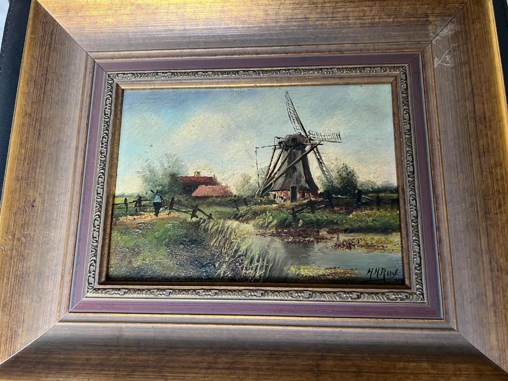 H.H. Ros schilderij, antiek, Antiek en Kunst, Ophalen