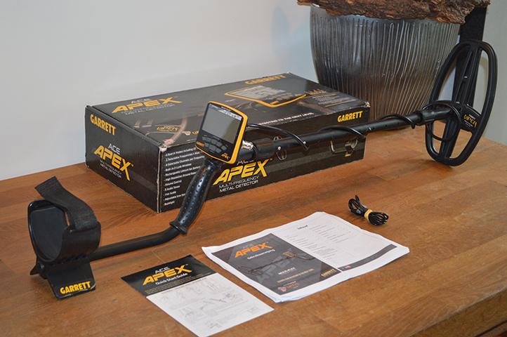 DETECTOR PLAZA: occasion Garrett APEX van 2024, Hobby en Vrije tijd, Metaaldetectors, Garrett, Gebruikt, Meer dan 30 cm, Ophalen of Verzenden